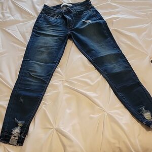 KanCan Women's Dark Blue Jeans